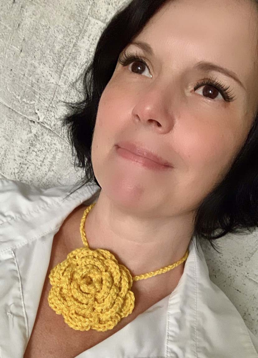 Renata, criadora da Crochetando