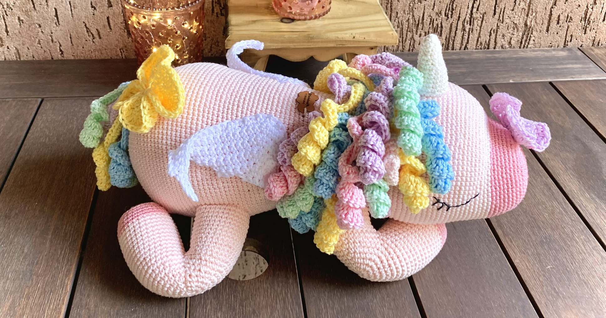 Amigurumi personalizado em destaque