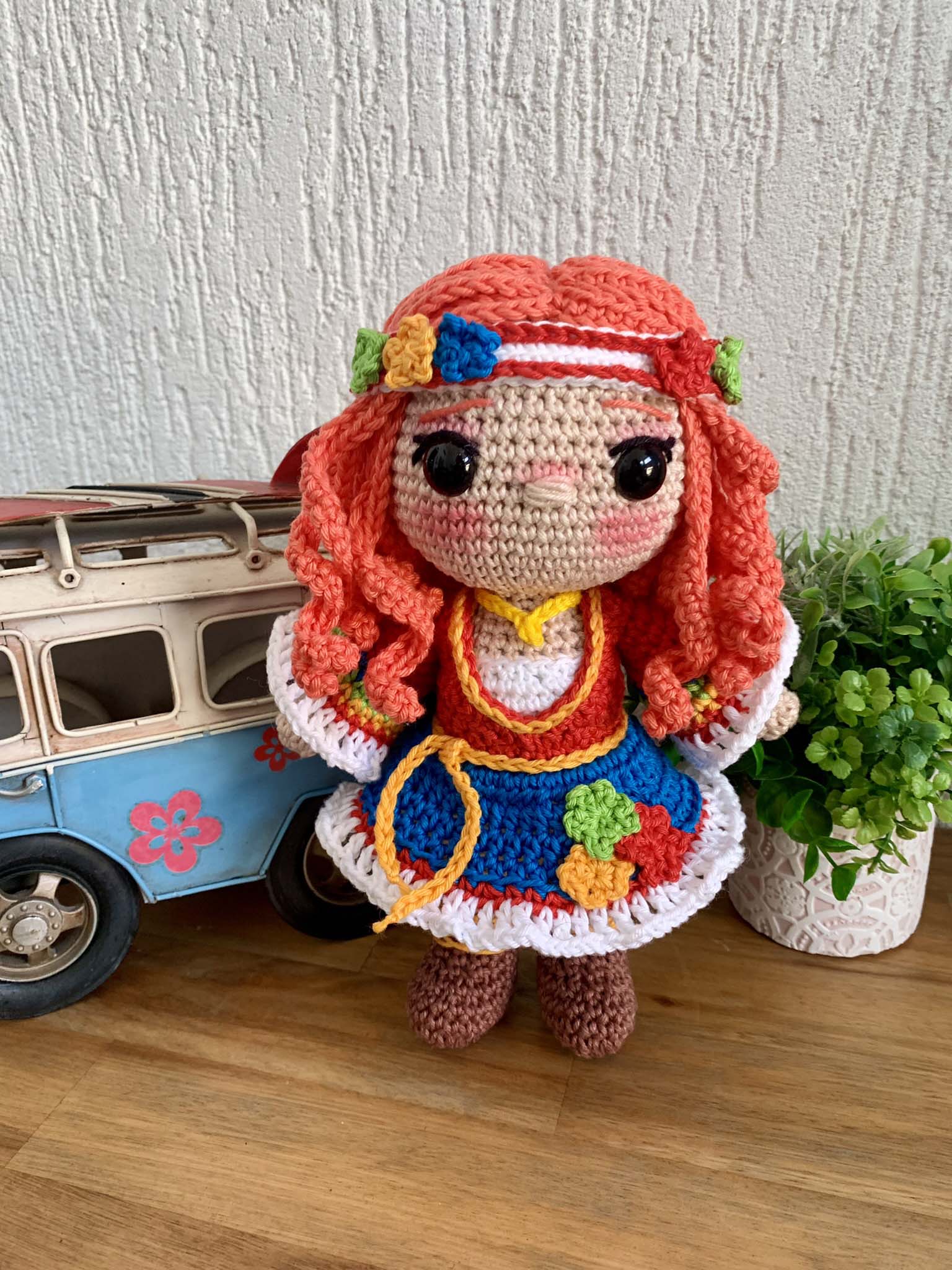 Padrão Boneca Hippie Piece