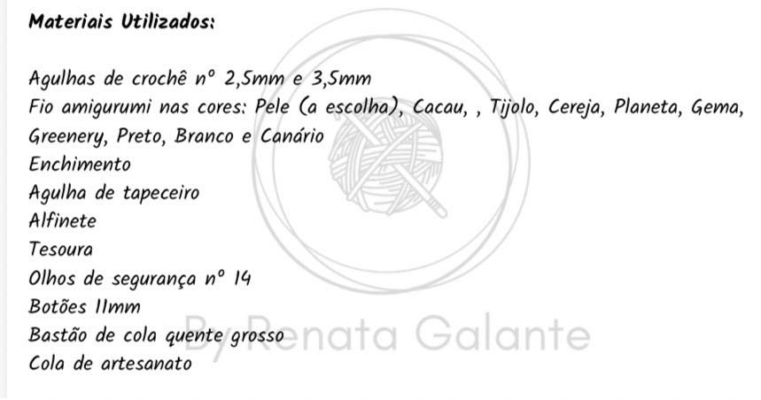 Lista de materiais exata