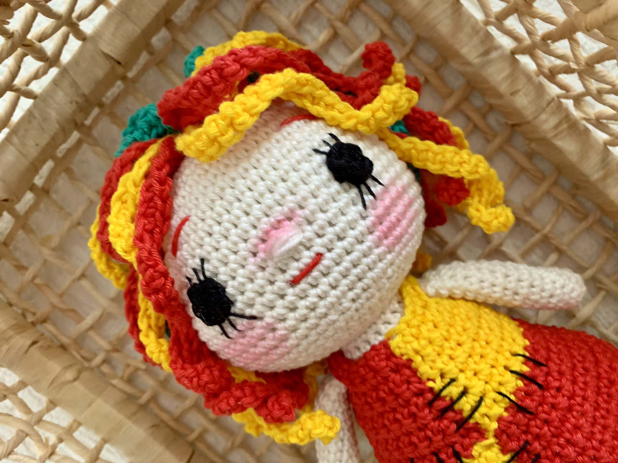 Personagem em amigurumi