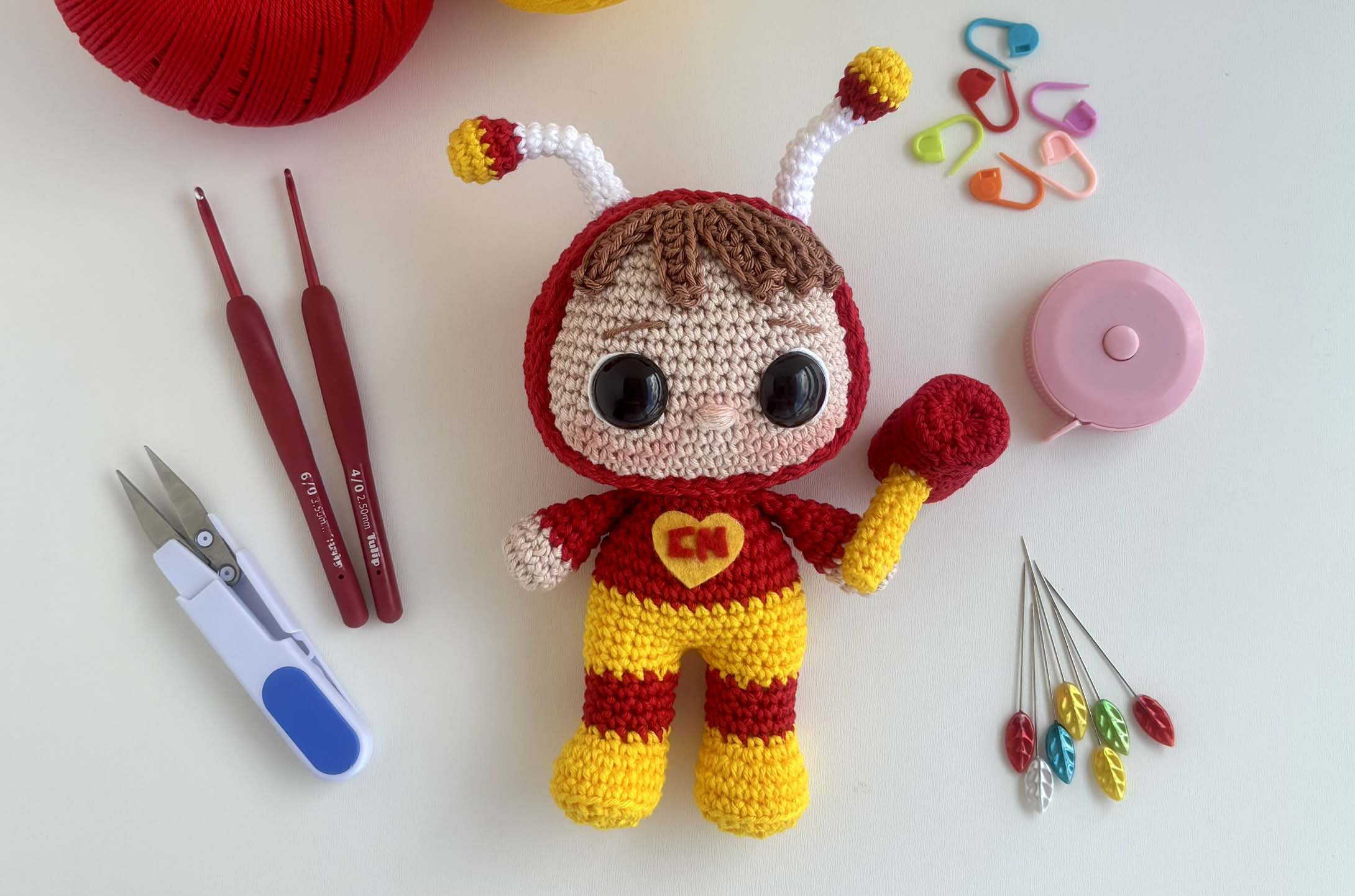 Personagem em amigurumi